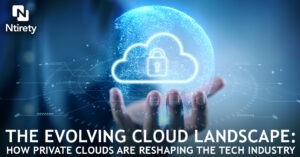 Hand holding a digital image of a cloud.